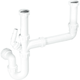 McAlpine SK2 Double Bowl Sink Kit 1 Nozzle 1½