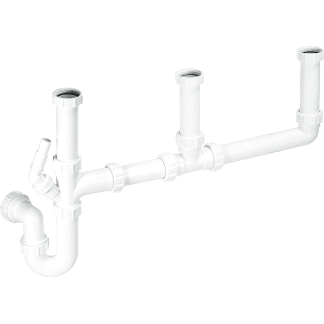 McAlpine  SK3 Three Bowl Sink Kit 1½
