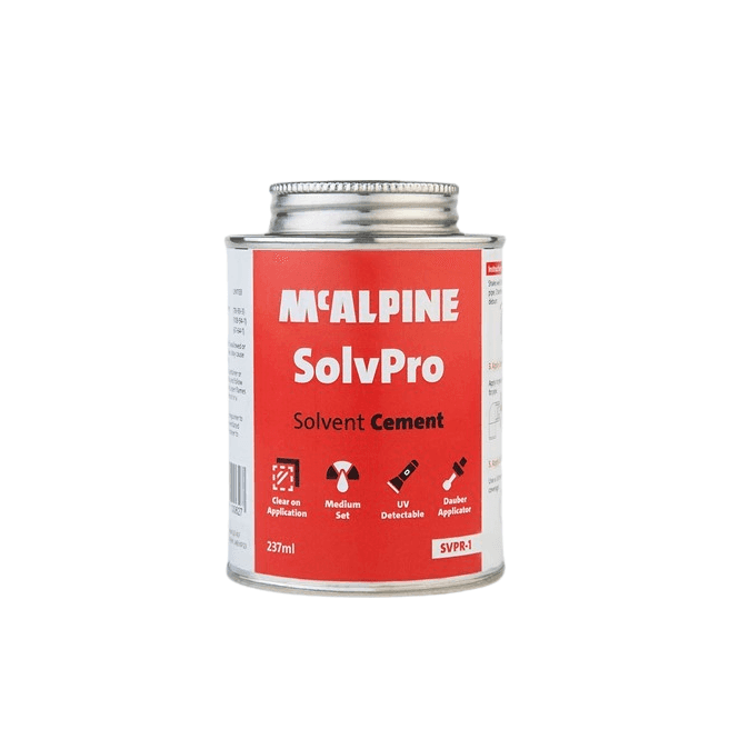 McAlpine  SolvPro Solvent Cement 237 ml SVPR-1