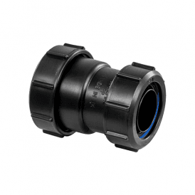 McAlpine ST28M-BL Multi Fit Reducing Connector 1½ x 1¼ Black