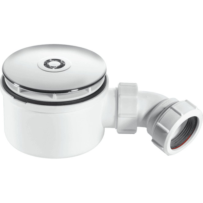 McAlpine  ST90CB10-70 90mm Shallow Shower Trap 70mm High Chrome Plated Brass