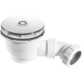 McAlpine ST90CB10 90mm Shower Trap Chrome Plated Brass