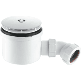 McAlpine ST90CB10-HP2 1½ 90mm Hi-Flow Shower Trap Chrome Plated Brass