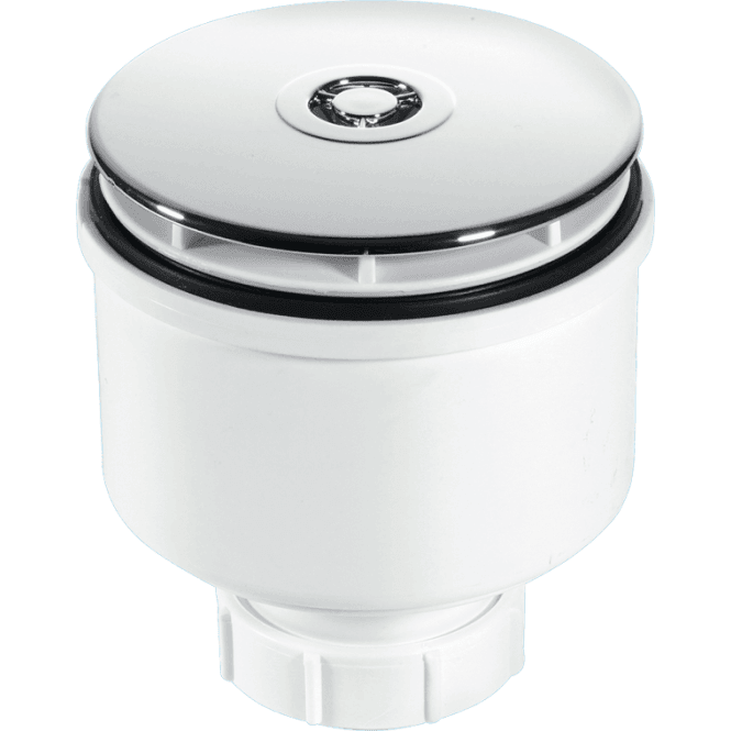 McAlpine  ST90CB10-V 90mm Vertical Shower Trap Chrome Plated Brass
