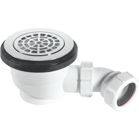 McAlpine ST90CPB-P 90mm Shower Trap Chrome Plated Brass Petal