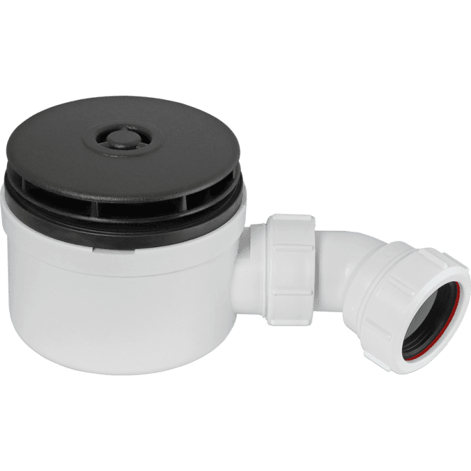 McAlpine  ST90MB10-70 90mm Shallow Shower Trap 70mm High Matt Black