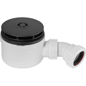 McAlpine ST90MB10-70 90mm Shallow Shower Trap 70mm High Matt Black