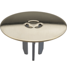 McAlpine ST90MEBBTOP+SUPP Shower Trap Cover and Support Brushed Brass