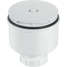 McAlpine ST90WH10-V 90mm Vertical Shower Trap White Plastic