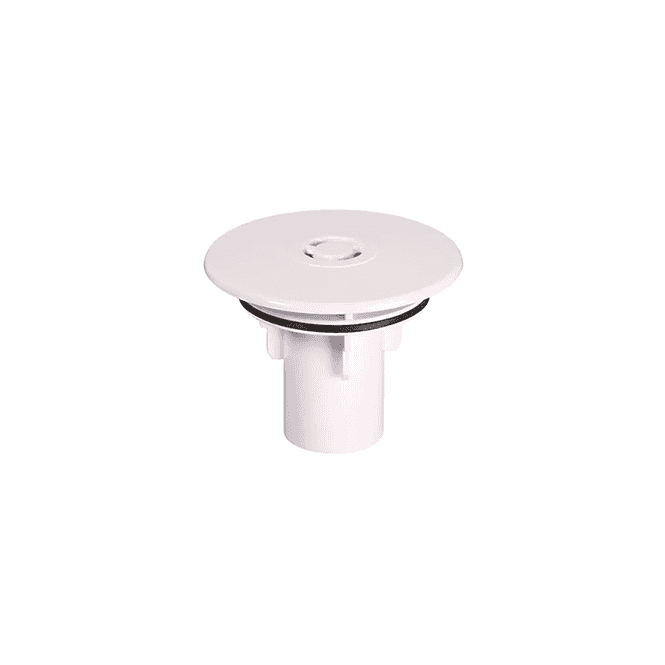 McAlpine  ST90WHTOP+TUBE White Plastic Flange & Dip Tube