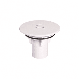 McAlpine ST90WHTOP+TUBE White Plastic Flange & Dip Tube
