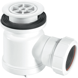 McAlpine STW1-R 19mm Water Seal Shower Trap 70mm White Plastic