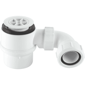 McAlpine STW2-95 50mm Water Seal Shower Trap 70mm White Plastic