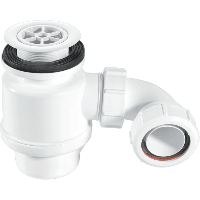 McAlpine  STW2-R 50mm Seal Resealing Shower Trap 70mm White Plastic