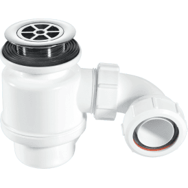 McAlpine STW4-R 50mm Seal Resealing Shower Trap 70mm Chrome Plated Plastic