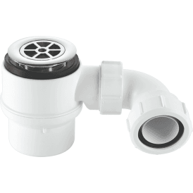McAlpine STW4B-95 50mm Water Seal Shower Trap 70mm Chrome Plated Brass