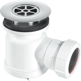 McAlpine STW7-RB 19mm Water Seal Shower Trap 85mm Chrome Plated Brass