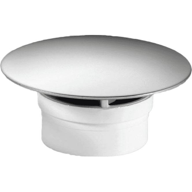 McAlpine  STW70SSM Mushroom Flange For 1½ Trap 70mm Chrome Plated Stainless Steel