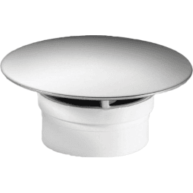 McAlpine STW70SSM Mushroom Flange For 1½ Trap 70mm Chrome Plated Stainless Steel