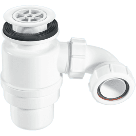 McAlpine STW9-R 80mm Seal Resealing Shower Trap 70mm White Plastic