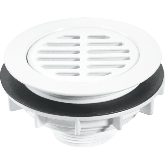 McAlpine  SWHF2-WH White Plastic High-Flow Shower Waste 2