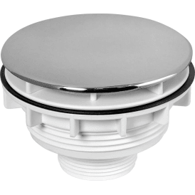 McAlpine SWHF6-CP Plain Flange High Flow Shower Waste 2" Chrome Plated Plastic