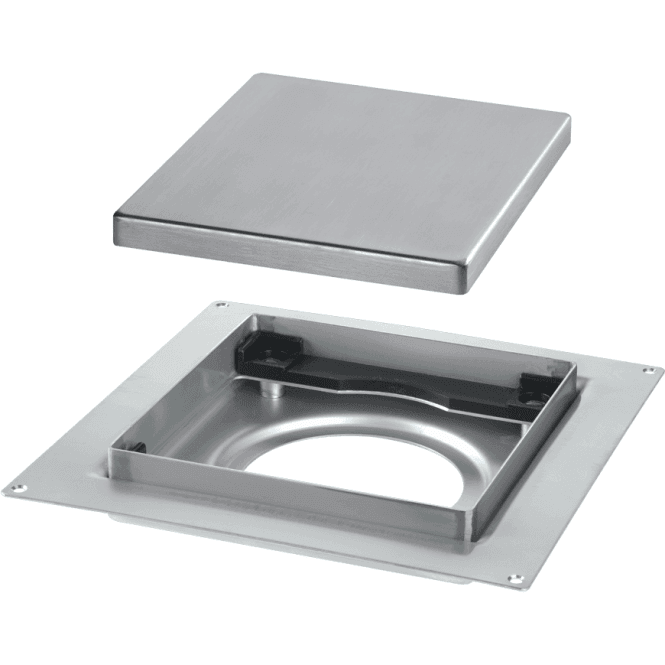 McAlpine  TILE-PLAIN-B 150mm Tile Drain Plain Brushed