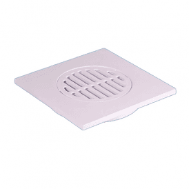 McAlpine TSG1TILEW6 Square White White Square Gully Tile 150mm