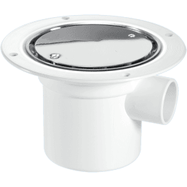 McAlpine TSG3SS 50mm Water Seal Gully With Vertical Outlet And Side Inlet For Sheet Flooring Polished Stainless Steel
