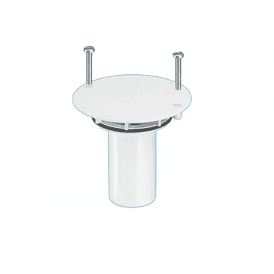McAlpine TSG50WCOVER+TUBE White Plastic Cover Plate & Insert Tube For Gully