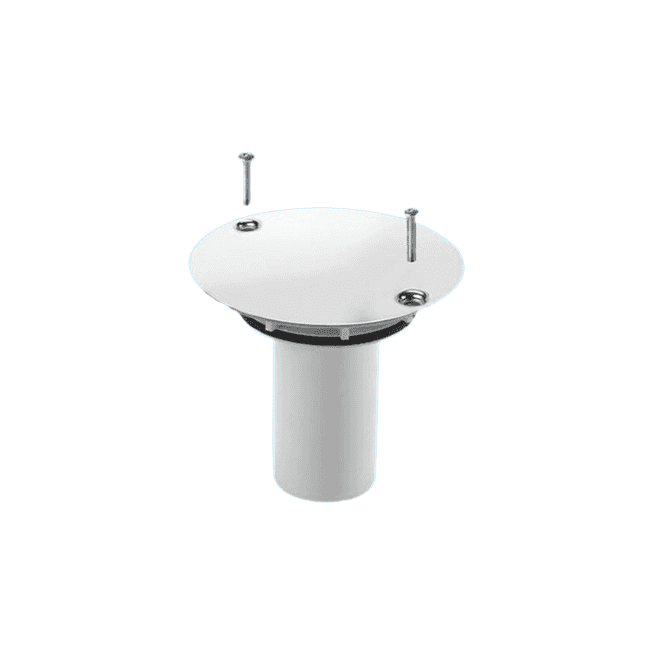 McAlpine  TSGWCOVER+TUBE White Plastic Cover Plate & Insert Tube