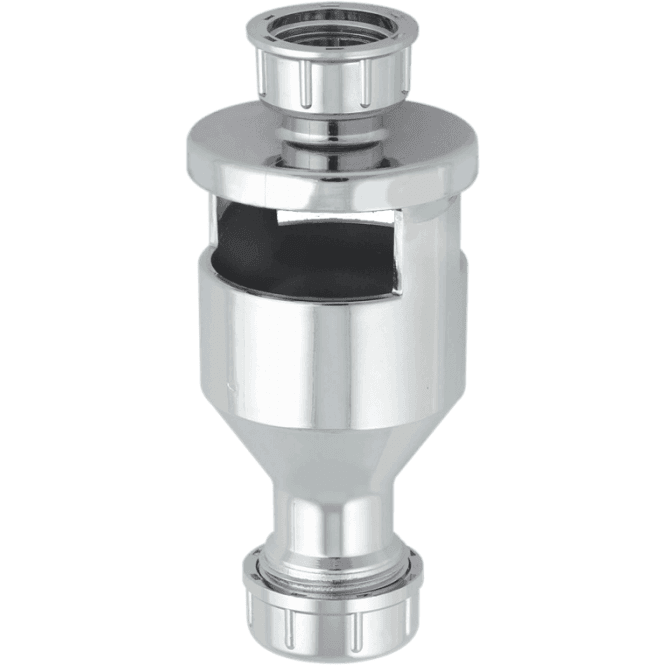 McAlpine  TUN-4CP Top Inlet Tundish Chrome Plated ¾ X 19/23mm