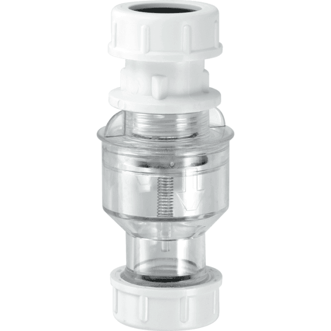 McAlpine  TUN5-CL Tunvalve Straight Through (Clear) 19/23mm