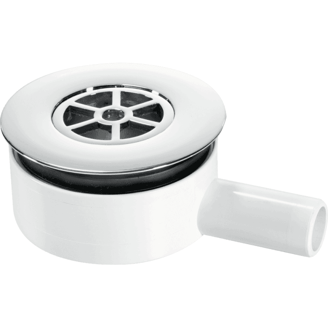 McAlpine  UPSW-2-22MM 70mm Pumped Shower Waste With 22mm Plain Tail Outlet Chrome Plated Brass