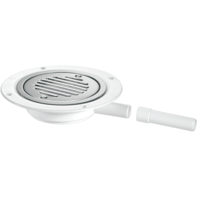 McAlpine  USG1SS-SL-SC Untrapped Gully With 22mm Outlet For Sheet Flooring Chrome Plated Brass