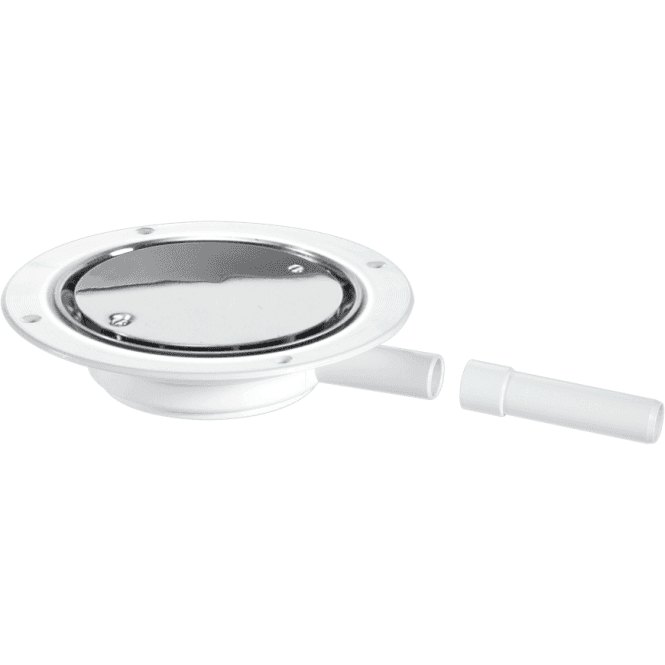 McAlpine  USG1SS Untrapped Gully With 22mm Outlet For Sheet Flooring Polished Stainless Steel