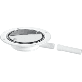 McAlpine USG1SS Untrapped Gully With 22mm Outlet For Sheet Flooring Polished Stainless Steel