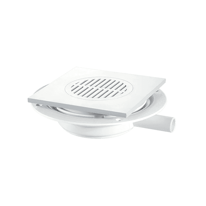McAlpine  USG1T6WH Untrapped Gully With 22mm Horizontal Plain Outlet