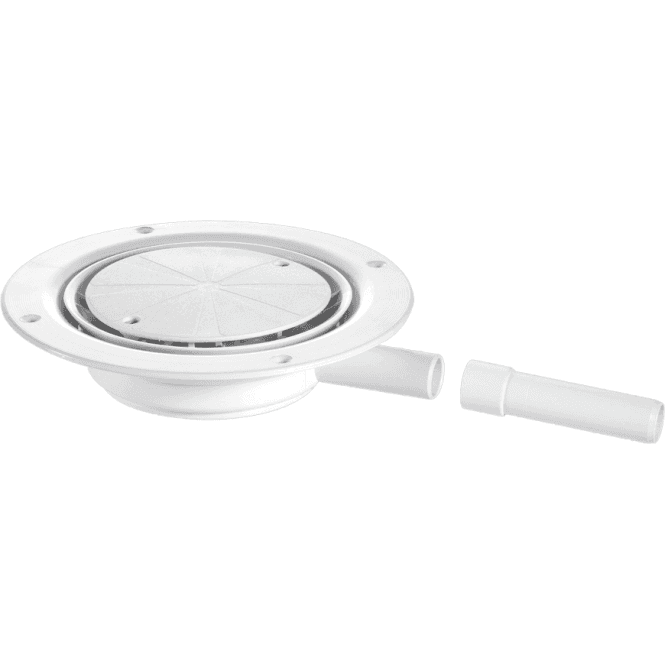 McAlpine  USG1WH Untrapped Gully With 22mm Outlet For Sheet Flooring White Plastic