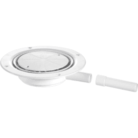 McAlpine USG1WH Untrapped Gully With 22mm Outlet For Sheet Flooring White Plastic
