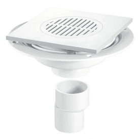 McAlpine USG2T6WH Untrapped Gully With 2" Vertical Outlet