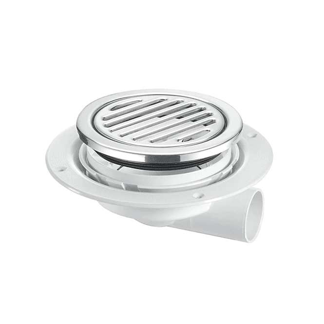 McAlpine  USG3-R125SS Untrapped Gully With 1½ Horizontal Outlet & Round Tile