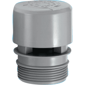 McAlpine VP1 Ventapipe 25 With 1½ BSP Thread On Outlet Grey