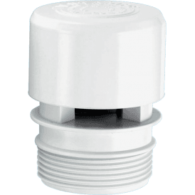 McAlpine VP1W Ventapipe 25 With 1½ BSP Thread On Outlet White