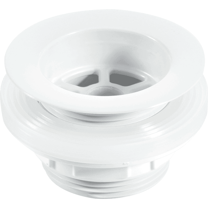 McAlpine  W5 Back Nut Bath Waste White Plastic Flange 1½