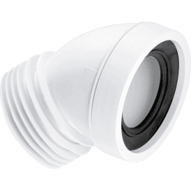McAlpine WC-CON16 45 Degree Angle Rigid WC Connector