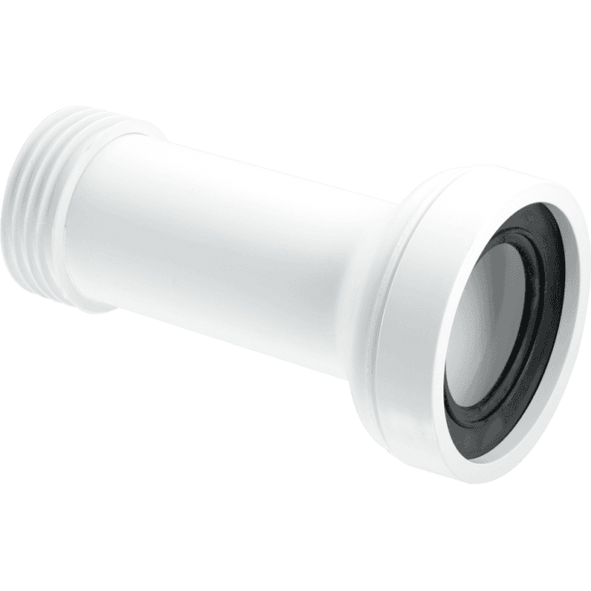 McAlpine  WC-CON2B Straight Adjustable Length Rigid WC Connector 3½/90mm