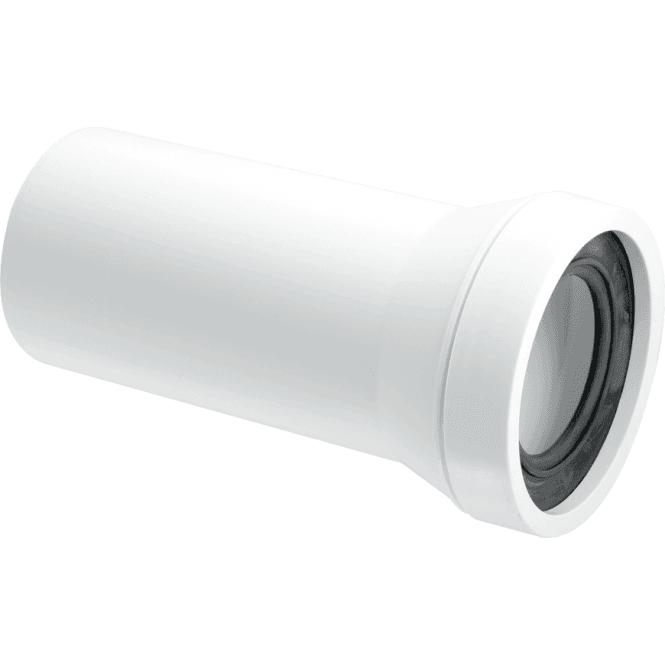 McAlpine  WC-CON3 Straight Adjustable Length Rigid WC Connector 110mm Plain End