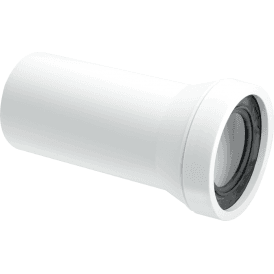 McAlpine WC-CON3 Straight Adjustable Length Rigid WC Connector 110mm Plain End