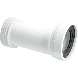 McAlpine WC-CON5 20mm Offset Adjustable Length Rigid WC Connector 4"/110mm